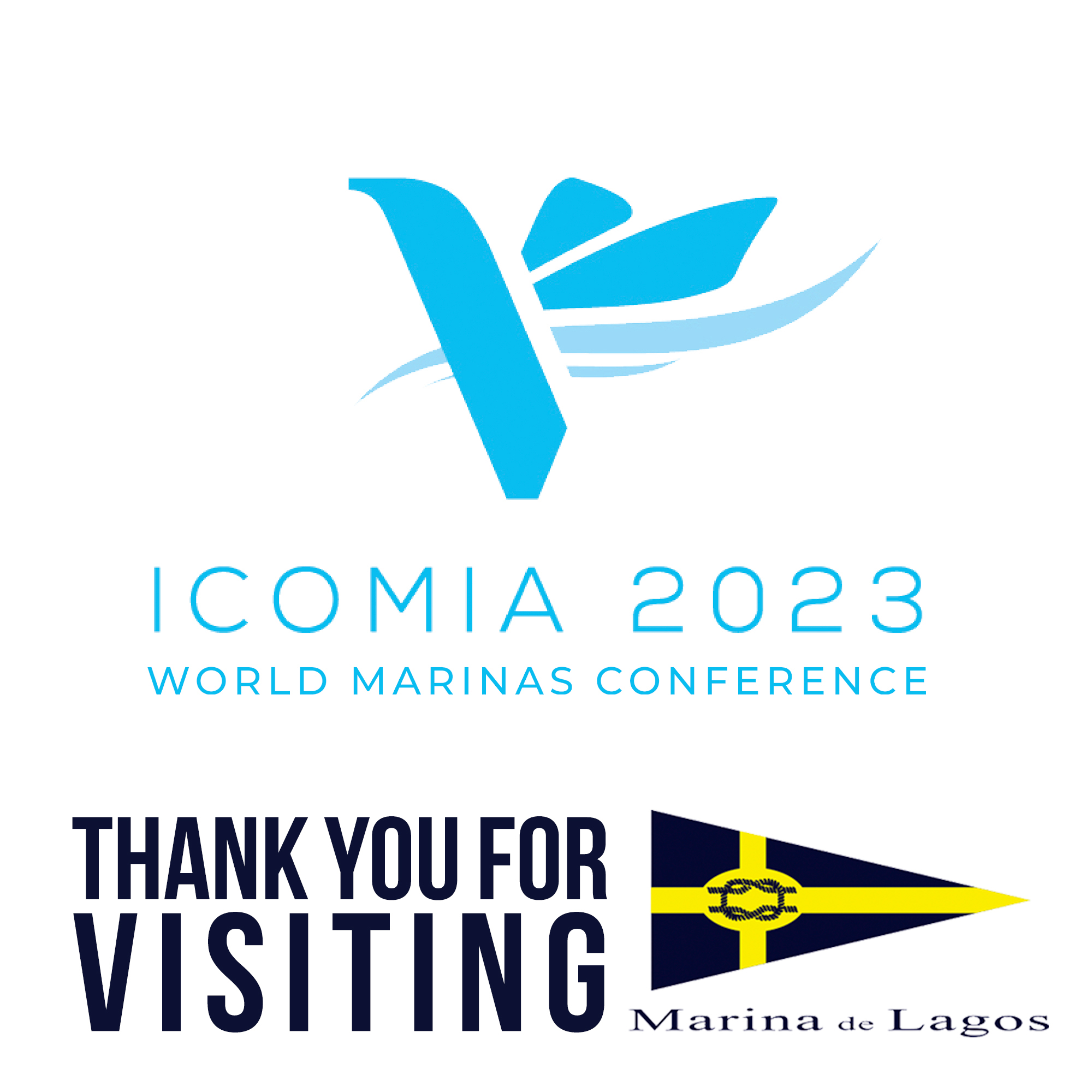 ⚓ ICOMIA 2023 ⚓
World Marinas Conference
Thank you for visiting Marina de Lagos

#WMC2023
#ICOMIA2023
#WorldMarinasConference
#BigChallengesBigOpportunitiesBigDecisions
#BigChallenges #BigOpportunities #BigDecisions

📷 @codeshore