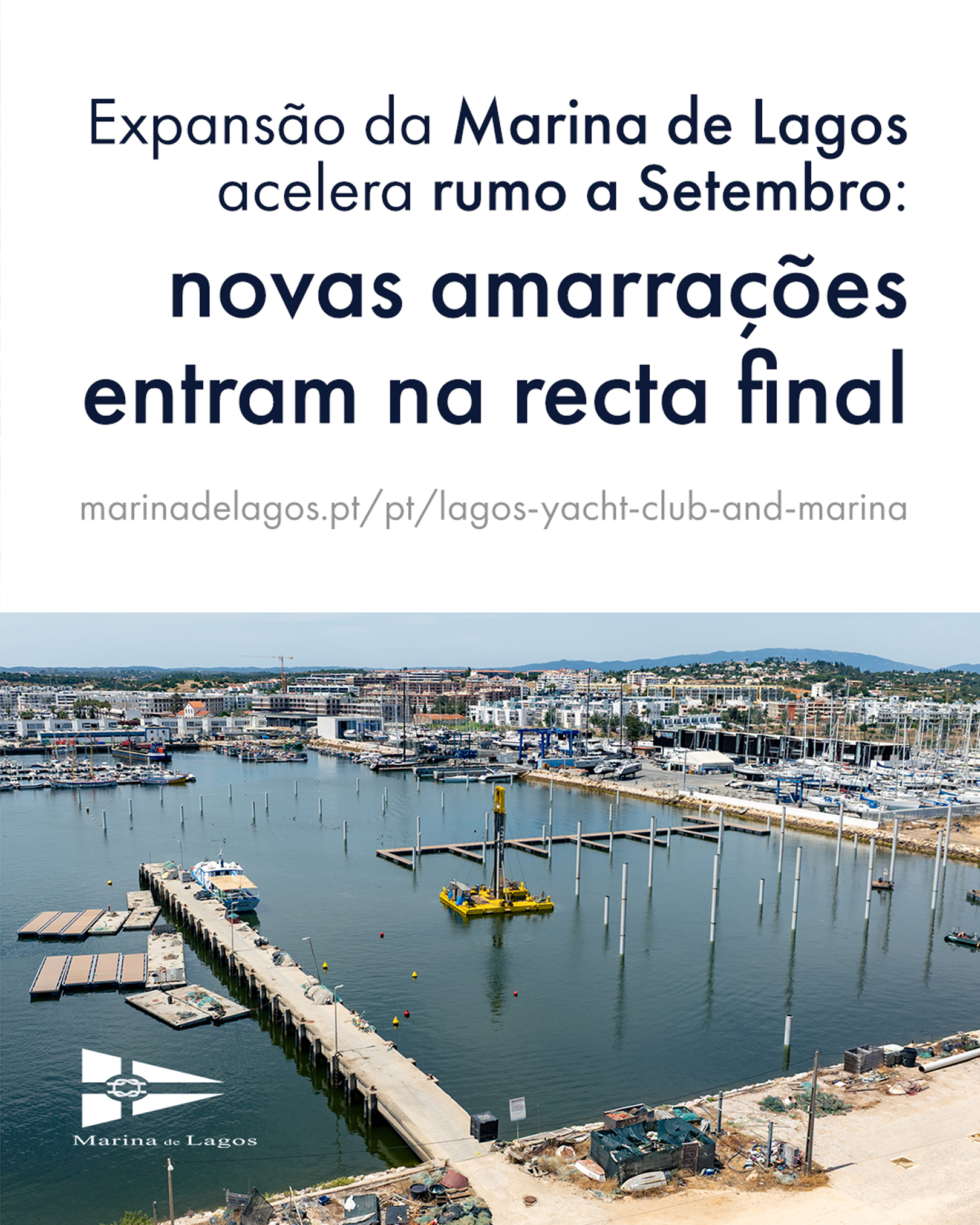 Expansão da Marina de Lagos acelera rumo a Setembro: novas amarrações entram na recta final

#marinadelagos #MarinadeLagosExpansion #yachtclub #expansion2026  @municipiodelagos